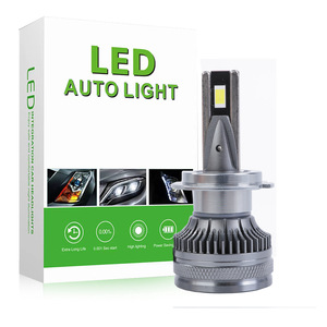 Bullet-style Car <b>LED</b> Headlight Bulbs 12V Ultra-Bright 16000 Lumens with Dual Heat-Conducting Copper <b>Tubes</b> - Product Image 2