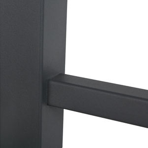 Sèche-serviettes électrique de style hôtel avec revêtement en poudre en acier <span class=keywords><strong>noir</strong></span> et dispositif de chauffage pour salle de bain - Product Image 2