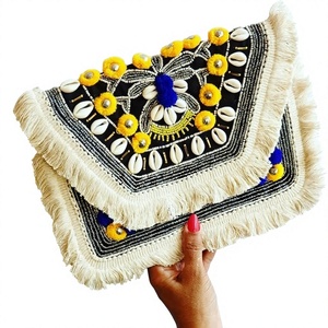 New Unique Design Women Casual Handbag Purse Heavy Embroidery <b>Large</b> Capacity Zipper Closure Waterproof <b>Pillow</b> Shape Durable Hot - Product Image 5