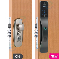 Serrure de porte intelligente à reconnaissance faciale 3D avec mortaise israélienne Tuya App WiFi Serrure automatique intelligente à empreinte digitale pour le marché israélien