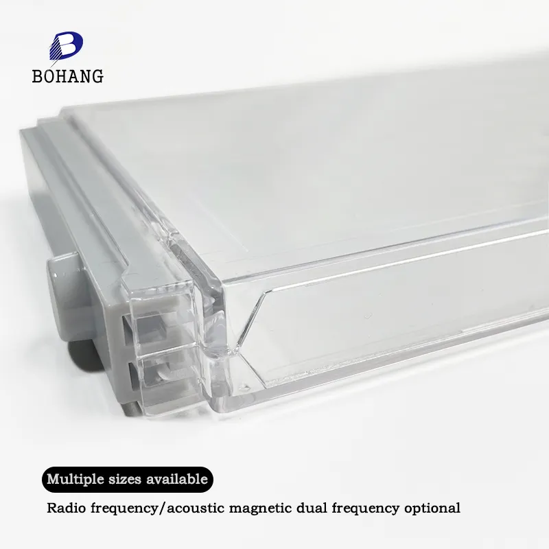 Bohang Transparente EAS Hard Tag Caixa de Proteção Material Ímã 58kHz SAFER para Loja de Varejo Alarmes Sistema AM Etiqueta Magnética