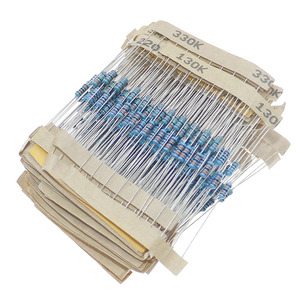 Trực tiếp chèn 1% 5 màu Vòng Kim Loại phim điện trở Gói Hỗn Hợp 1/8W 1/4W 1/2W 1W 2W 3W điện trở - Product Image 1