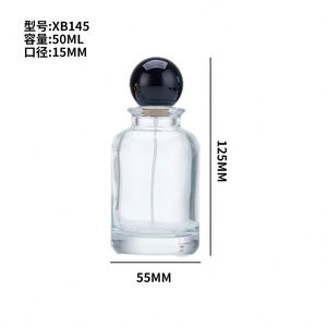 Custom Logo Round Luxury Glass 30ml 50ml 100ml Perfume <b>Bottle</b> <b>Empty</b> Men Cologne <b>Spray</b> <b>Empty</b> Perfume <b>Bottle</b> With Ball Cap - Product Image 5