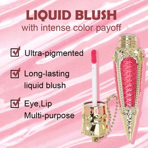 Rubor Líquido de Alta Pigmentación Ochain OEM al por Mayor, Rubor Líquido de Larga Duración, Resistente al Agua, Color de Mejillas de Venta Caliente, con Llavero - Product Image 5