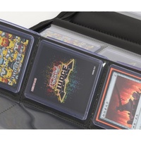 Carpeta de Plástico PP Mate de 9 Bolsillos para Tarjetas Pokémon, Yugioh y Tarjetas de Visita con Cierre de Cremallera