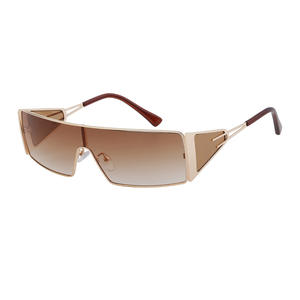 Lunettes de soleil sport Y2K personnalisées style européen et américain pour femmes, protection UV400, verres PC coupe-vent, style Instagram, avec étui - Product Image 5