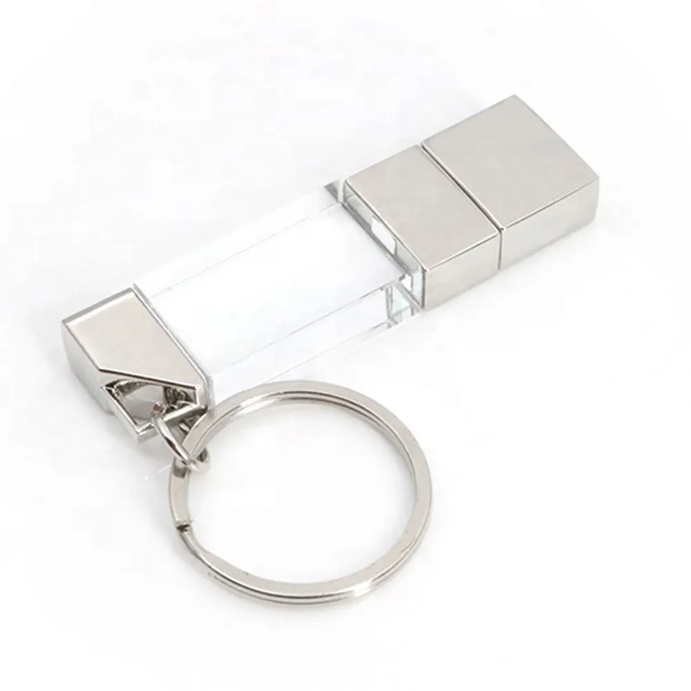 Digibloom Custom 3D Laser Engraved Building Glass Cube Keychain With Logo for Promotional Souvenirs