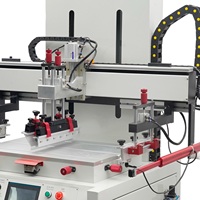 Máquina de Impresión de Serigrafía Semiautomática Personalizada por el Fabricante para Tableros Publicitarios y Productos de Superficie Plana de Vidrio