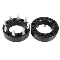 Piezas de vehículos adaptadores de rueda y espaciadores 8X6.5 a 8X6.5 CB 126,15 espesor 2 pulgadas para Chevrolet C2500 C3500 GMC Ram 2500 3500