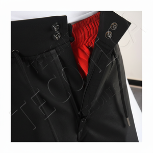 Pantalones de esquí con aislamiento holgados de pierna ancha de poliéster tejido ligero a la moda, pantalones de nieve de carga impermeables de tela impermeable Unisex - Product Image 1