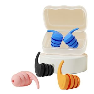 Tapones de Silicona Reutilizables Populares, Impermeables, con Reducción de Ruido, para Dormir y Nadar, con Estuche de Almacenamiento - Product Image 1