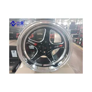 alloy wheels 15 inch 4*100 factory wholesale 4 holes 5 spokes rims