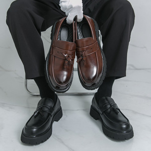 Chaussures classiques en microfibre Oxford à lacets, doublure en cuir véritable, légères, durables, pour hommes, pour le bureau, les mariages, l'automne - Product Image 6