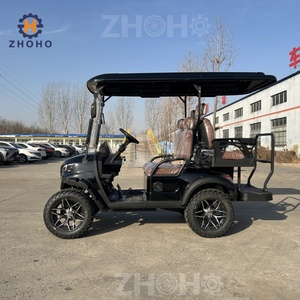 Classic <strong>Black</strong> 4 Seater Club Golf Cart Dune <strong>Buggy</strong> off Road Hunting Gas CE Certified 90km Range - Product Image 4
