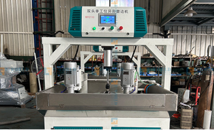 Máquina de biselado de vidrio de doble cabezal para formas irregulares PLC - Product Image 3