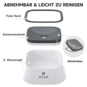 बीपा मुफ्त कोई स्प्लेश कुत्ते के पानी का कटोरा पिल्ला के साथ पिल्ला कस्टम व्यक्तिगत कुत्ते के कटोरे कोई रिसाव नहीं - Product Image 4