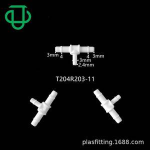 Accesorios de Tubería de Alta Calidad Tipo T, Serie 2, de Plástico PP-Nailon-PC, para Fluidos de Tinta, Uso Médico - Product Image 5