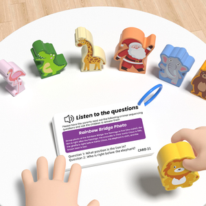 Blocs interactifs d'animaux du père Noël blocs de classification jouets d'écoute jouets éducatifs pour enfants jouets de <span class=keywords><strong>jeu</strong></span> d'apprentissage - Product Image 3