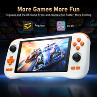 Console de jeu portable K59 Android 14 avec ventilateur, 128 Go, WIFI, écran tactile 5,5 pouces, lecteur de jeux vidéo de poche pour jeux PS1/PSP, version améliorée