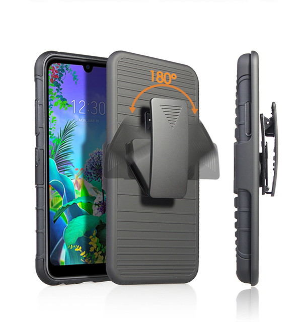 Top Quality Kickstand Heavy Duty Silicone Tpu+pc Phone Case for LG K50 Q60 X525 K12 Max Case Cover