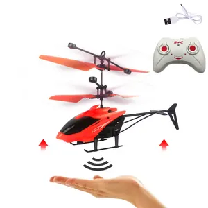 Mini Simulation Aircraft Gesture Induction Flying Vehicle Flight Rc Control Helicopter Children Model Toys