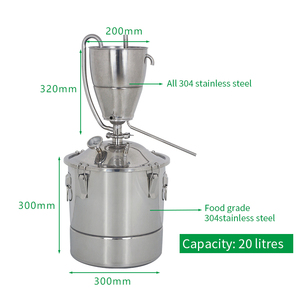 Destilador automático de licor para el hogar, equipo vaporizador de 20L, 304, extracción de brandy de hidrosol para vino y arroz - Product Image 6