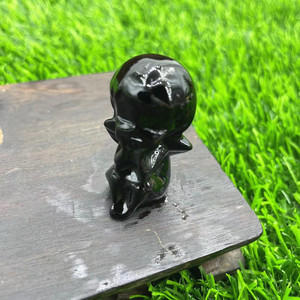 คริสตัลรูปนางฟ้าสาวน้อยน่ารัก ขนาด 1.5 นิ้ว แกะสลักจากอัญมณี หินบำบัด หินคริสตัลสำหรับงานฝีมือ - Product Image 6
