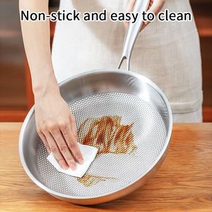 Sartén de acero inoxidable 304 personalizada, sartenes Panci de tamaño múltiple, sartén de Cocina de Inducción - Product Image 5