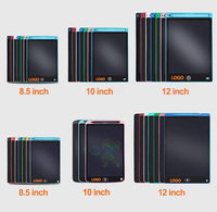 Tableau d'écriture LCD pour tablette graphique Doodle colorée pour enfants effaçable de 8.5 pouces avec style bloc-notes