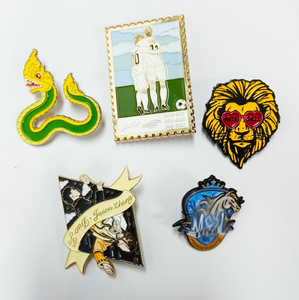 Di alta qualità in metallo cartone animato pastello smalto spilla distintivo con spilla per animali carino in vendita - Product Image 5