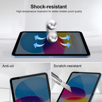 Protection d'écran anti-espion pour iPad 11e génération 2025 10e génération 2022 Verre trempé 9H 2.5D 10,9 pouces 0,33 mm anti-rayures
