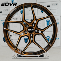 Rines de aleación forjados personalizados EVOR de 2 piezas para autos de lujo 718 911 458 488 Tesla Model 3 Mercedes AMG BMW