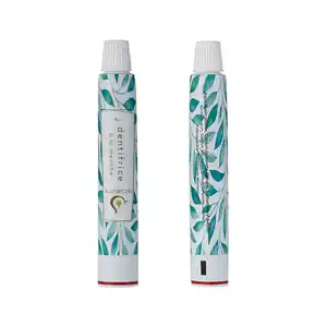 Kunden spezifische Aluminium-Zahnpasta tube, die runde Pte-Zahnputz-Kosmetik-Quetsch schläuche verpackt