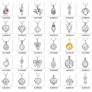 Kalp şekli meksika Bolas Harmony topları kafes melek arayanlar kolye kolye - Product Image 1