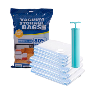 Offre Spéciale Sacs <span class=keywords><strong>de</strong></span> rangement sous vide pour vêtements peu encombrants Sacs <span class=keywords><strong>de</strong></span> rangement sous vide scellés sous vide avec pompe à main - Product Image 1