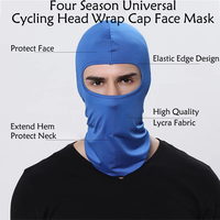 Masque de ski personnalisé pour hommes et femmes, été, extérieur, cyclisme, cagoule, masque intégral, capuche bandana, casquette airsoft de camping, couvre-cou