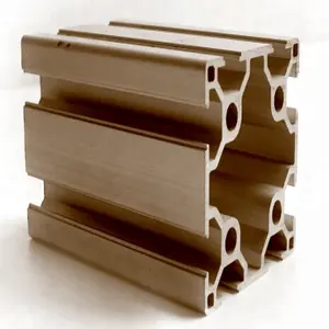 Cetakan 6060 profil ekstrusi aluminium kustom pengolahan dan produksi produk aluminium
