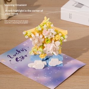 <span class=keywords><strong>Xihuan</strong></span> - Juguetes Educativos de Plástico para Construir, Bloques de Construcción de Micro Piezas con Forma de Rosa, Regalo para el Día de San Valentín y el Día del Niño, 6 Conjuntos Temáticos - Product Image 4