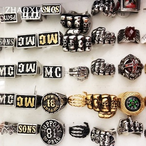 Anillos de Moda Hip Hop 2024 para Hombre, Joyería de Acero Inoxidable, Venta Directa de Fábrica, Estilo Punk, Regalos en Stock - Product Image 3