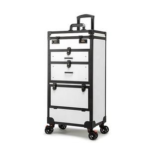 Cassetta degli attrezzi da barbiere per il trucco del carrello cosmetico - Product Image 4