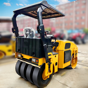 Yeni tasarım titreşimli yol silindiri yol makineleri kompakt 3ton çift davul yol silindiri - Product Image 5