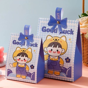 กล่องของขวัญวันเกิดเด็ก ฉลองครบเดือน ครบร้อยวัน วันเกิดปีแรก ขนมหวาน เจ้าหญิงน้อย เจ้าชาย ถุงงานแต่งงาน พิมพ์ลายสกรีน - Product Image 3