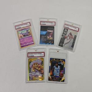 Thiết Kế Mới Uv-Bằng Chứng Cao Cấp Siêu Rõ Ràng Acrylic One-Touch <span class=keywords><strong>Magnetic</strong></span> Trường Hợp Thể Thao Xếp Hạng Giao Dịch Chủ Sở Hữu Thẻ Trường Hợp Cho Pas Thẻ - Product Image 1