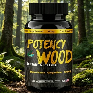 Capsule di Legno di Muira Puama da 1000mg, Estratto di Muira Puama, Integratore Erboristico per Energia e Libido Maschile, Prodotto da Capital Potency (azienda statale) - Product Image 1