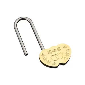 40MM NO KEY Love Locks Accept customization couple scenic spot Sculpture marry Factory direct supply