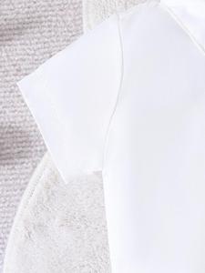 Ensemble trois pièces en coton pour garçon et bébé : haut à col à manches courtes, gilet à bretelles, 3 pièces - Product Image 3