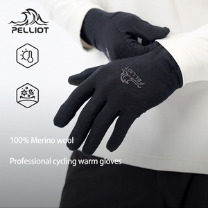 PELLIOT <span class=keywords><strong>Gants</strong></span> d'extérieur pour <span class=keywords><strong>homme</strong></span> en laine mérinos, coupe-vent, ski, randonnée, cyclisme, course à pied, <span class=keywords><strong>gants</strong></span> pour femme - Product Image 1