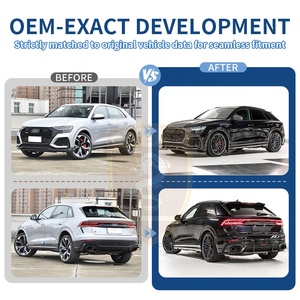 Car Styling AT Style Forged Carbon <span class=keywords><strong>RS</strong></span> <span class=keywords><strong>Q8</strong></span> Bodykit para <span class=keywords><strong>Audi</strong></span> RSQ8 Body Kit Front Lip Rear Difusor Roof Wing Fender Flares Air Vent - Product Image 2