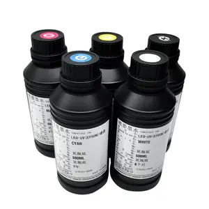 Encres d'impression numérique AGFA Hard LC UV ink TX800 XP600 For Epson Ricoh Toshiba Gen4 Gen5 Gen6 DX4 DX5 DX6 Print Head Printer encres