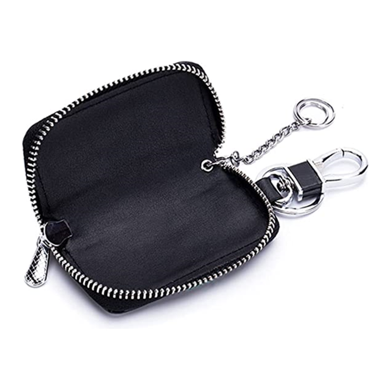 CONTE MASSIMO Portachiavi Uomo Donna In Vera Pelle, Con Scatola Regalo Colore Rosso - Foto 5